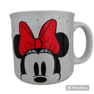 Disney Minnie Mouse Mug 20 oz Oversized Speckled Ceramic